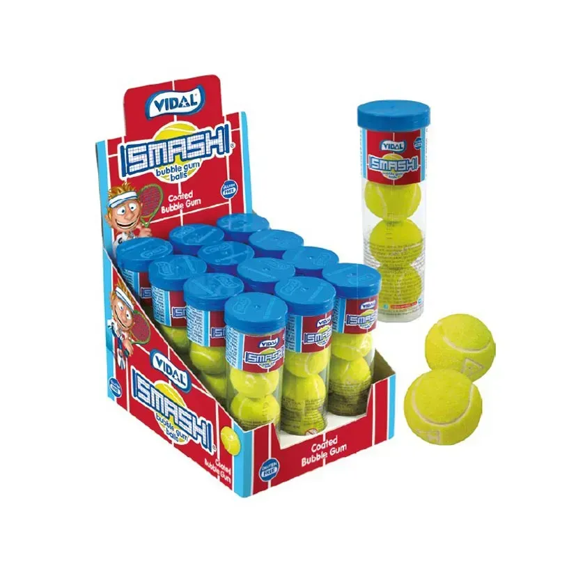 Tennis ballen in een buis